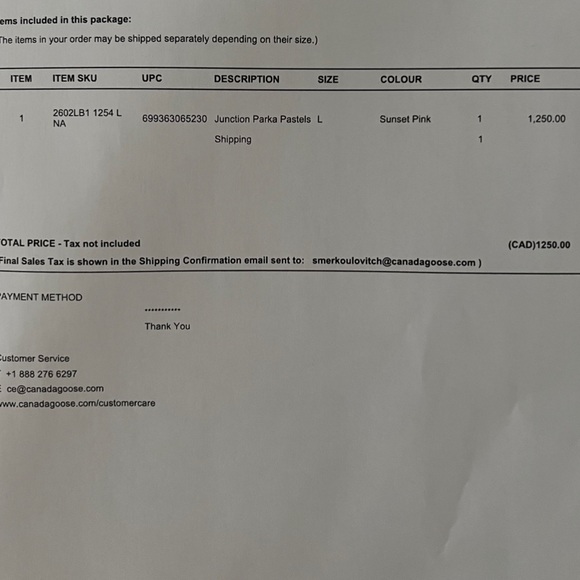 BNWT Canada Goose Junction Parka - Pink - Picture 4 of 6